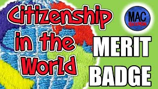 How to get Citizenship in World Merit Badge  Eagle Scout fast track [upl. by Fiora]