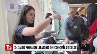 Colombia firma declaratoria de economía circular [upl. by Sapers798]