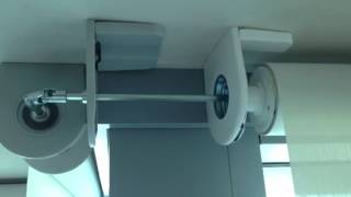 RB500 Motorized roller shade using 90 Degree Coupler [upl. by Nibas]