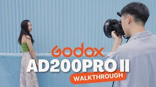 Godox AD200Pro II  New Features Walkthrough [upl. by Jollenta]