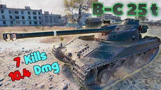 BatChâtillon 25 t  7 Frags 104K Damage Master by player jovanoviclazar [upl. by Bucella257]