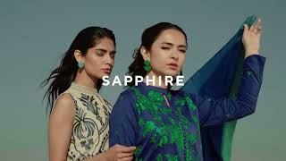 Sapphire x Yumna Zaidi  Unstitched  Lawn  Pakistan [upl. by Entroc]