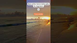 Best online transcription jobs for beginnersTranscribeMe shorts transcription jobs transcribe [upl. by Mozza]