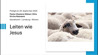 quotLeiten wie Jesusquot von Klemens Walser 29092024 [upl. by Azal]