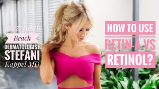 How to use RetinA vs Retinol [upl. by Nylyak]