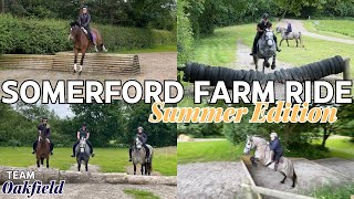 Somerford Park SUMMER Farm Ride  Team Oakfield Round 2 [upl. by Akilam]