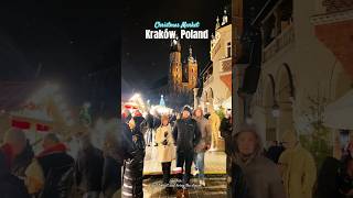 Kraków’s 🇵🇱Christmas Market is Best in Europe travel polska explore poland trending ytshorts [upl. by Buine]