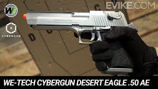 WETech Cybergun Desert Eagle 50 AE GBB Airsoft Pistol  Snap Shot [upl. by Lesiram758]