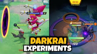 Darkrai can Teleport amp Scoring Darkrai Unite Move Experiments  Pokémon Unite [upl. by Cazzie]