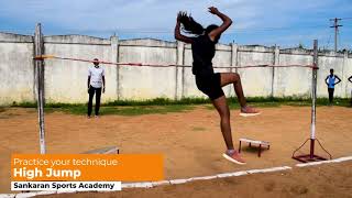 High Jump amp Long Jump Special Training Techniques  Sankaran Sports Academy Cuddalore [upl. by Marion]