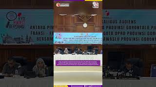 Audiensi dengan pimpinan dan anggota Dewan Perwakilan Rakyat Daerah DPRD Provinsi Gorontalo [upl. by Queston]