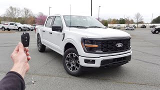 2024 Ford F150 STX 4X4 Start Up Walkaround Test Drive and Review [upl. by Keelia]