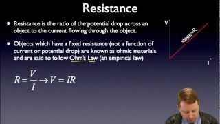 AP Physics C  Resistors and Resistance [upl. by Tiat755]