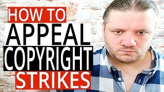 How To Appeal Copyright Strikes On YouTube  Remove Copyright Claims [upl. by Anyar]