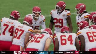 Madden 25  Chiefs vs Panthers  Week 12 [upl. by Yatnuahs]