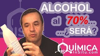 ALCOHOL Etílico al 70 Cómo lo Compruebo [upl. by Cavill]