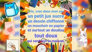 Criccrac dans mon sac🎒👨‍🏫👩‍🏫 [upl. by Ahtibbat]