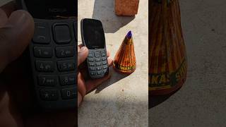 NOKIA 📱 VS ANAR 🎇 shorts diwali crakers experiment [upl. by Adnaral]