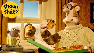 Shaun the Sheep 🐑 The Farmer Orders Pizza 😋🍕 Full Episodes Compilation 1 hour [upl. by Siduhey]