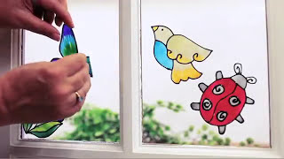 Learn How To Create Fun Sun Catcher Clings with Gallery Glass [upl. by Fiona]