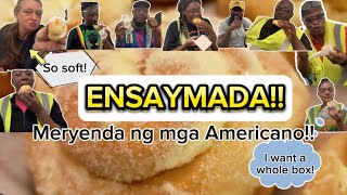 CLASSIC ENSAYMADA Para s mga Americano🇺🇸🇵🇭Reaction nila s Tikiman time ng Ensaymada [upl. by Ethben279]