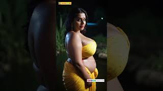 Curvy PlusSize Indian Woman in Stunning Yellow Outfit AI Model Look Book  Thursdays Color Yellow [upl. by Ginger]