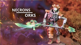 Necrons vs Orks  ORKTOBER  A 10th Edition Warhammer 40k Battle Report [upl. by Inihor]