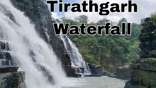 Tirathgarh Waterfall Chhattisgarh in odia  jagdalpur waterfalls  jagdalpur tourist places [upl. by Havens]