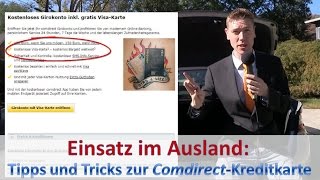 ComdirectKreditkarte im Ausland Tipps und Tricks [upl. by Ednargel312]