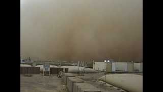 Sand storm Tikrit Iraq 20082009 [upl. by Farika]