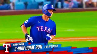 Corey Seager 3 Run Home Run Against Former Team  Rangers vs Dodgers  2024 MLB Highlights [upl. by Humpage]