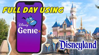 Disney Genie at Disneyland  Full day using Genie Plus at Disneyland 2024 [upl. by Jordison]