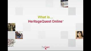 HeritageQuest Online Genealogy Research in 2 Minutes [upl. by Ahsienot]