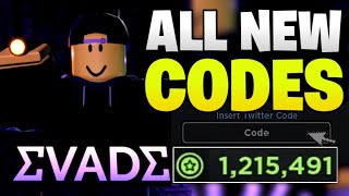 HURRY UP EVADE CODES NOVEMBER 2024  ROBLOX EVADE CODES 2024 [upl. by Amedeo357]