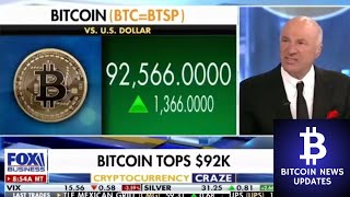 Bitcoin to 100K by the Holidays  Shark Tank’s Kevin O’Leary Predicts Sovereign Wealth Surge [upl. by Kleon]