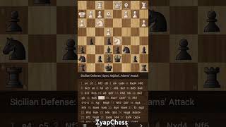 Sicilian Defense Open Najdorf Adams Attack [upl. by Demb]