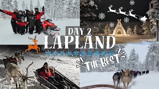 A MAGICAL DAY HUSKY RIDE REINDEER SLEIGH RIDES SNOWMOBILES amp MORE LAPLAND FINLAND  DAY 2 [upl. by Sasnett90]