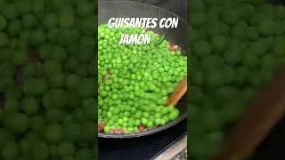 GUISANTES CON JAMÓN EN 1 MINUTO 🫛 [upl. by Ziza697]