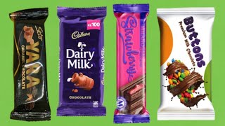 Cadbury Dairy Milk Choco Vs Buttons Milk Vs Yara Caramel Chocolate Vs Milano Milk  Pinknprettyasmr [upl. by Ephrem930]