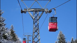 die alte Gondelbahn GrindelwaldMännlichen Habegger [upl. by Ailemak]