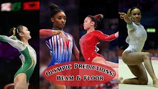 Olympic Gymnastics Podium Predictions Beam amp Floor [upl. by Johst]