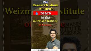 Research About womens tears in the Weizmann Institute of Science research weizmann kgsdefence [upl. by Enyawad]