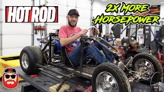 Hot Rod Go Kart Gets A Built Engine 🔥 Tillotson 212 [upl. by Hinkel]