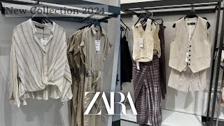 💗ZARA WOMEN’S NEW💞SUMMER COLLECTION JULY 2024  NEW IN ZARA HAUL 2024💋🏝️ [upl. by Jadwiga540]