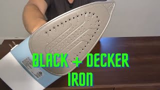 Review Black Decker One Step Steam Iron with EvenSteam [upl. by Rube]