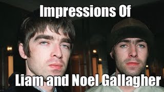 Impressions of Liam and Noel Gallagher Compilation [upl. by Ahsiaa]