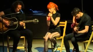 Paramore  quotMisguided Ghostsquot Live in San Diego 52215 [upl. by Sekoorb]