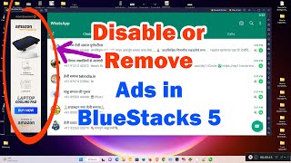 How to Disable or Remove Ads in BlueStacks 5  2024 [upl. by Aribold]