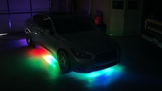 Underglow Lights On My Q50 [upl. by Abijah]