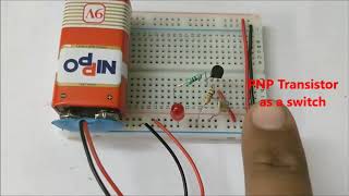 Transistor as a Switch Circuit [upl. by Silda]